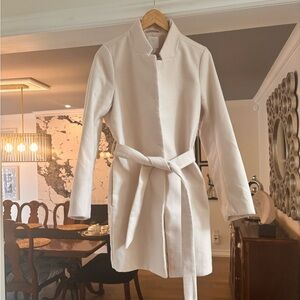 H&M Cream Trench Coat with Belt & pockets NEW WITH TAGS